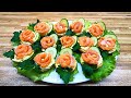 Тарталетки со Сливочным Сыром, Авокадо и Форелью! Шикарная Закуска!!!