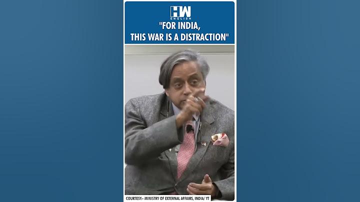 #Shorts | "For India, this war is a distraction": Shashi Tharoor | Pakistan | US | Trump | PM Modi