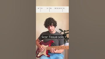 Thumbnail of Scar Tissue solo 1 guitar lesson