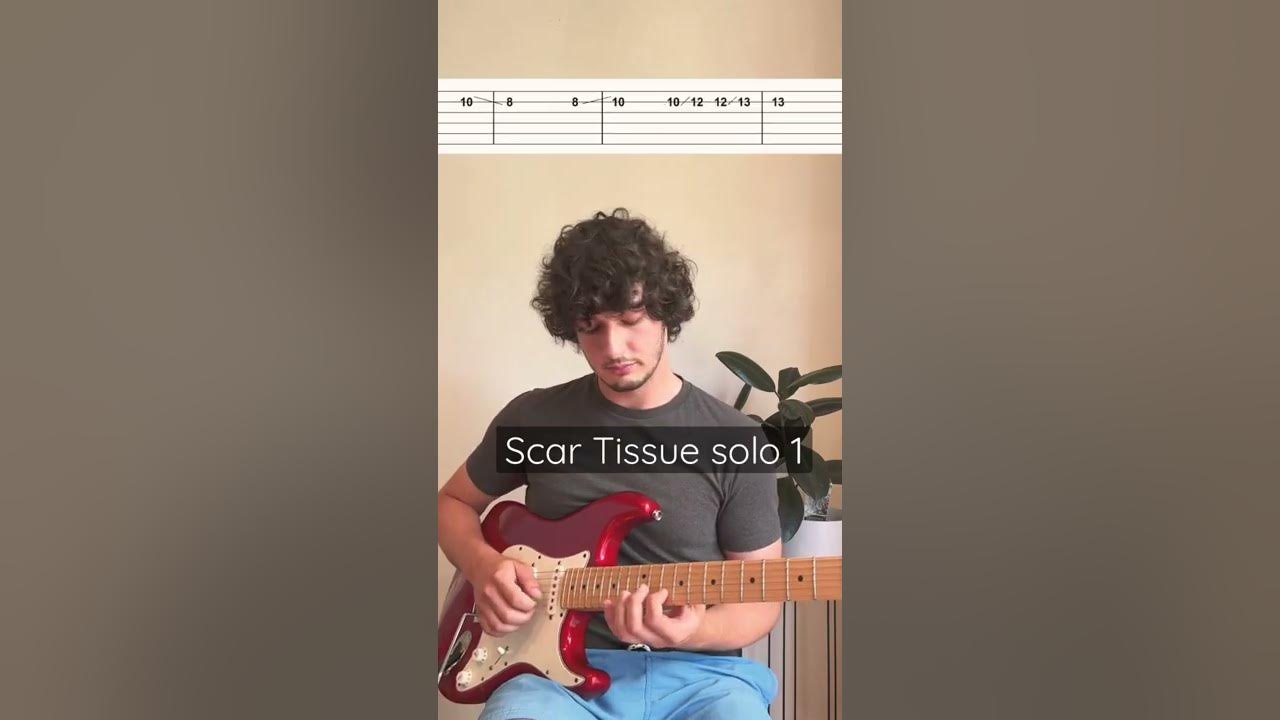 Scar Tissue solo 1 guitar lesson