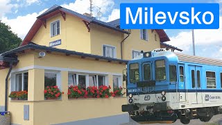 Milevsko - vlaky a hlášení (HIS)