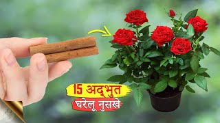 15 अद्भुत घरेलू गार्डन नुसखे | Household Gardening Hacks & Tips in Hindi