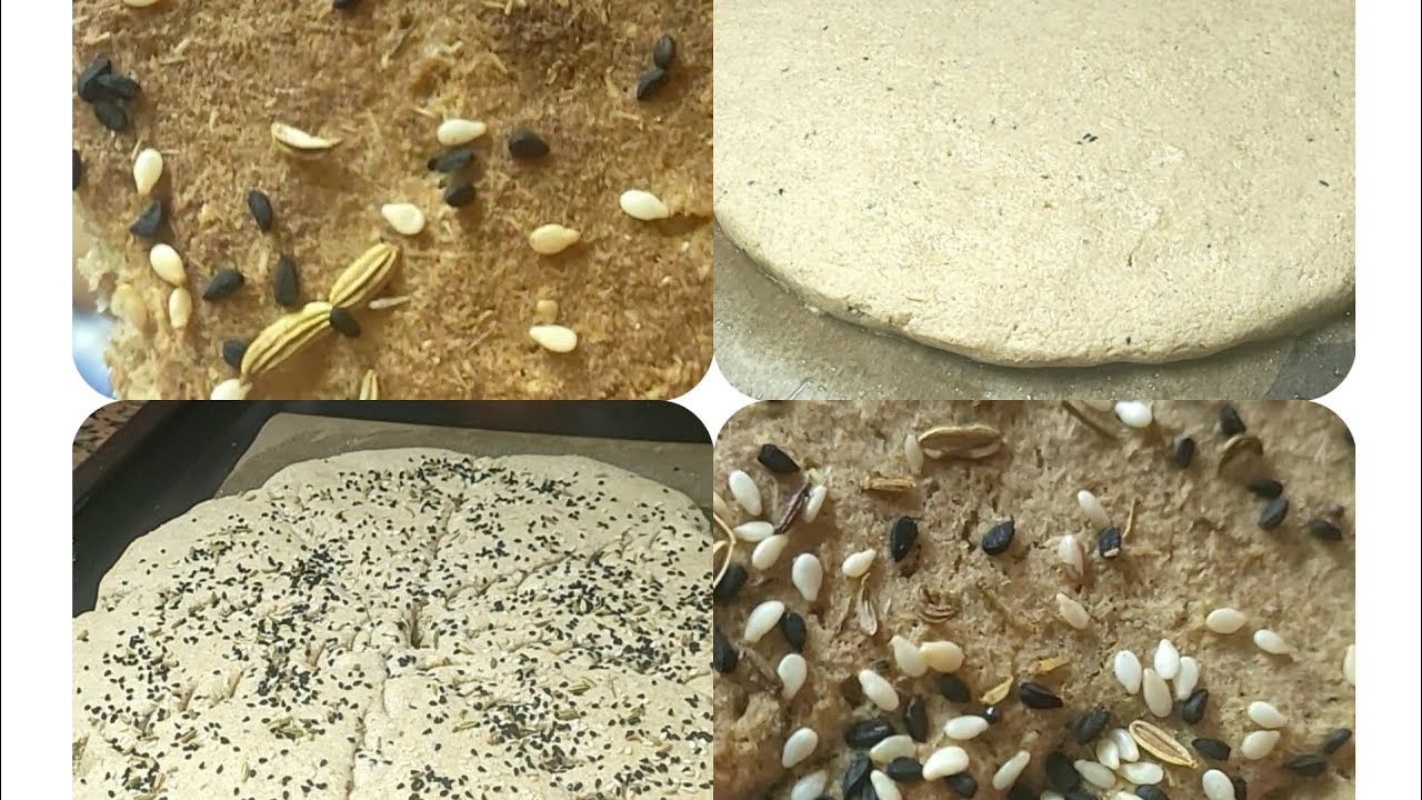 خبز الشعير بزيت الزيتون بدون دلك ولا تعب في الفرن