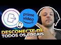 Como DESCONECTAR sua CONTA do PRIME VIDEO de TODOS DISPOSITIVOS no TELEFONE