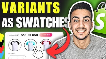 How To Show Product Variants Images As Swatches On Shopify Product Page