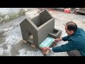 Ideas From Old Pallets, Cement And Brick - Build a Cement Dog House For You