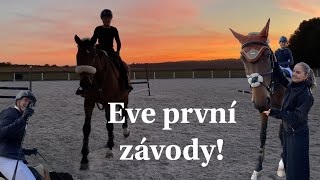 Eve jede své první závody!🤩 // vlog #17