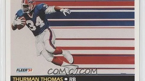 Thurman Thomas - The Thurmanator pt. 1 (Career Hig...