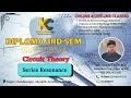 Circuit Theory (Series Resonance) // Mr. Soumyadip Roy // Knowledge Cell.