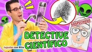 Buscando al Ladrón de Aliens con Juguete de Detective Científico | Juguetes con Mike