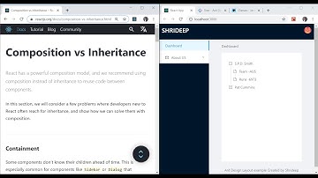 Tutorial 2 - Ant design & ReactJS dashboard: Composition vs Inheritance (Part 1) & Tree component