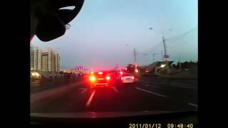 Погоня за Range Rover Evoque в Минске / police pursuit