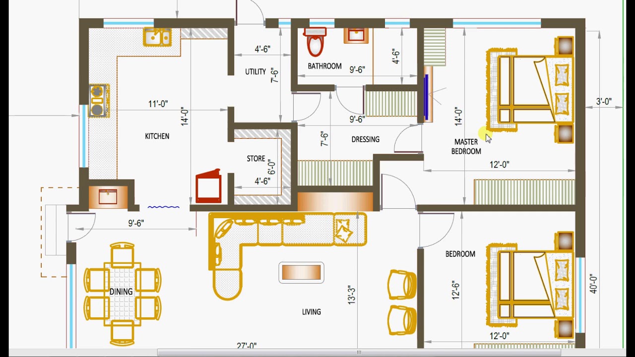 House Design 9423739773 ▐ NORTH Facing HOUSE PLAN as per VASTU - YouTube.