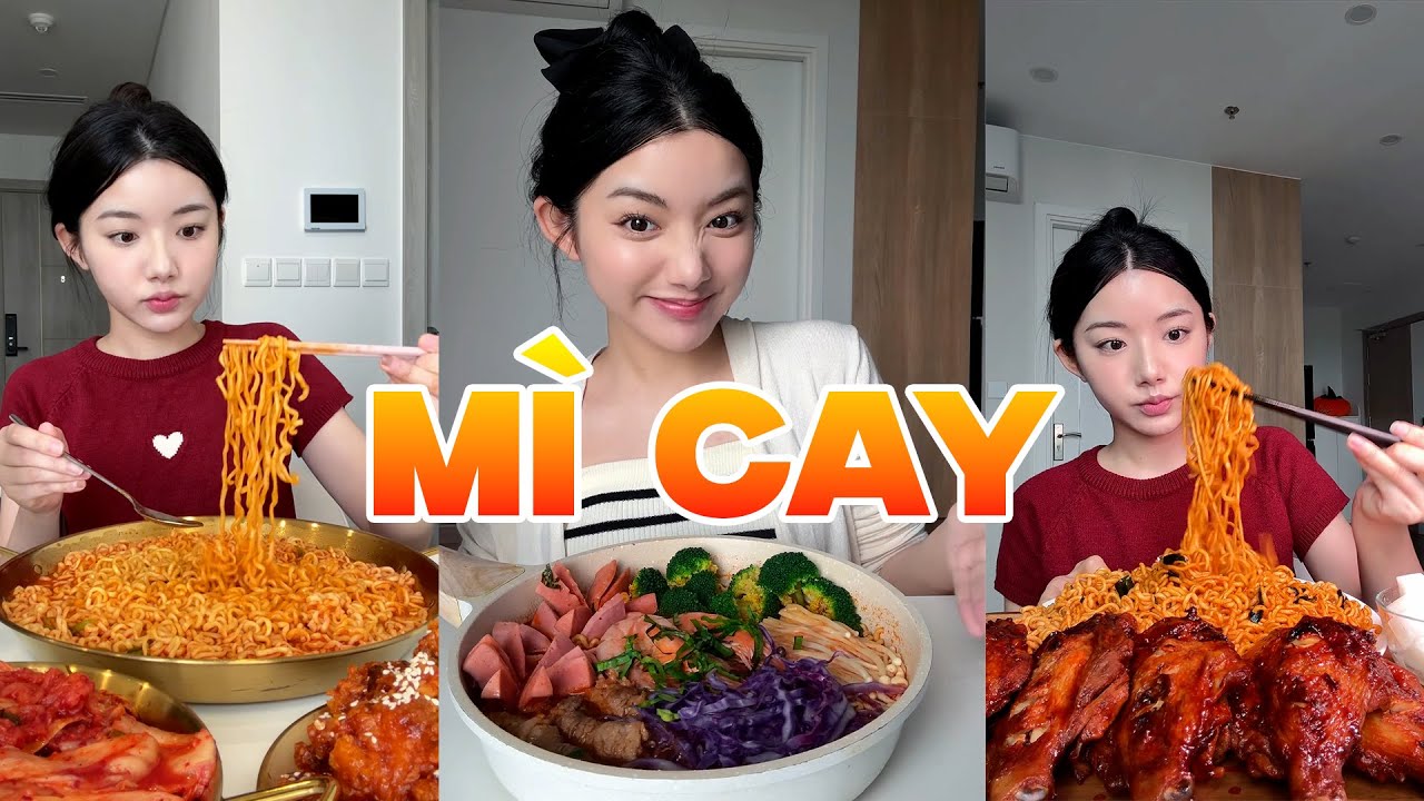 The ULTIMATE Mì Cay Hàn Quốc Experience - Quỳnh Trương's Secret Method for Eating Spicy Noodles