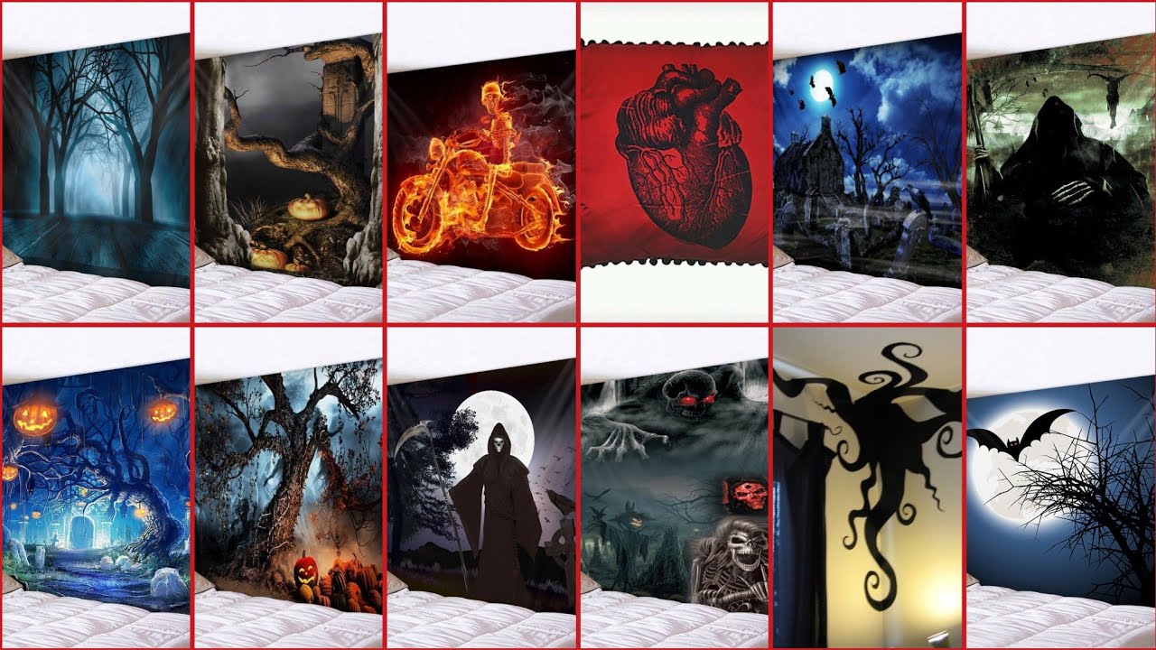 Horror painting wall decor l horror painting wall designing ideas l Room horror wall decor designing