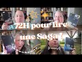 Vlog lecture  readathon je lis une saga en 72h