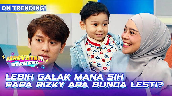 Abang L Gemes Banget Waktu Niruin Marahnya Papa Rizky Sama Bunda Lesti | DAHSYATNYA WEEKEND
