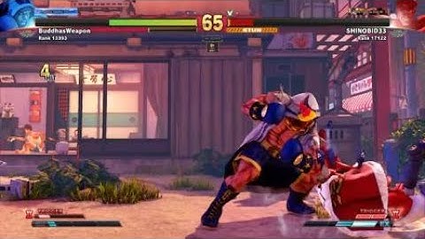 SFV Balrog V trigger 2 meaty setup