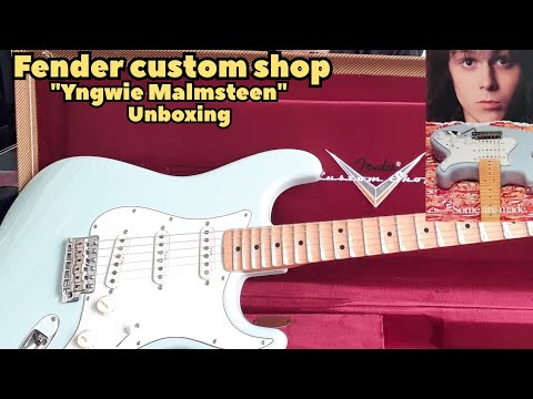 Fender Custom Shop unboxing - Yngwie Malmsteen Sonic Blue