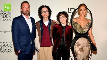 Jennifer Lopez’s twins Emme and Max make rare red carpet appearance as she reunites with Ben Affleck