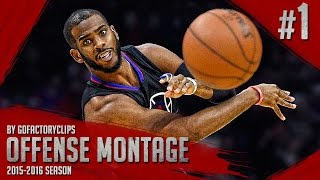 Chris Paul Offense Highlights Montage 2015\/2016 (Part 1) - POINT-GOD, CRAZY Crossovers!