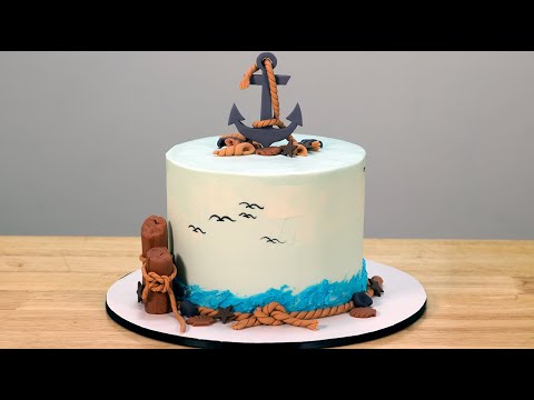 Rustic Beach Cake Tutorial