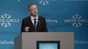 Sam Tan Chin Siong at the Opening Session of the Arctic Circle Assembly 2018