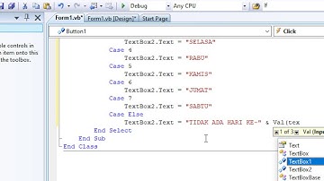 Struktur Keputusan (Select Case Statement)