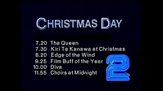Bbc2 Continuity, Christmas Day 1985