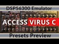 Access Virus C | DSP56300 Emulator v.1.2.4