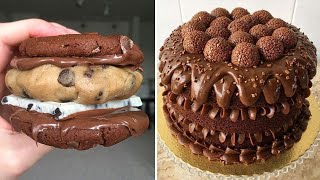 Homemade Chocolate Cake & Dessert Recipes | Easy Chocolate Cake Decorating Step By Step