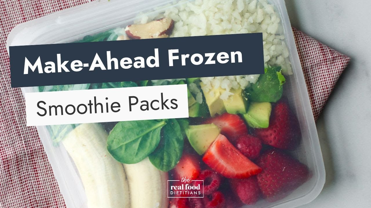 Ziploc®, 5 Prep-Ahead Freezer Smoothie Packs