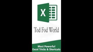 Flash Fill in excel || Excel tips and Tricks || @todfodeducation