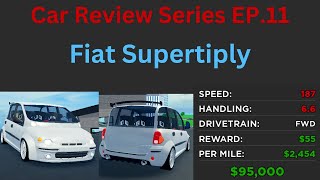 The Fiat Supertiply | Car Review Series EP.11 - Roblox Car Dealership Tycoon