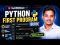 VS Code Installation + First Python Program 🔥 | Beginner Friendly | TechWithRam