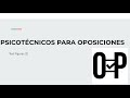 Test Psicotécnico para oposiciones Figuras geométricas Examen Correos, policia espacial visual
