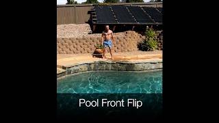 Pool Front Flip