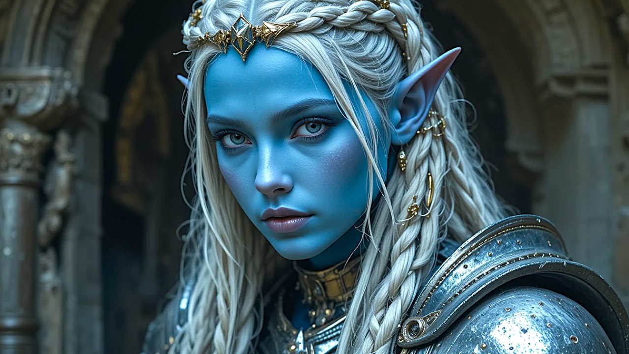 Очень красивая, очень привлекательная инопланетная женщина… Ни один инопланетный мужчина не мог п...