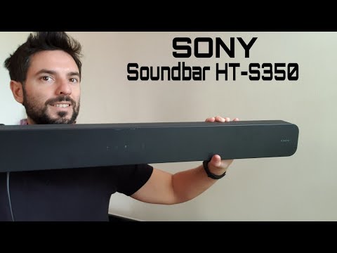 SONY soundbar HT-S350 - Unboxing - Test - Review ITA Wireless subwoofer 320W