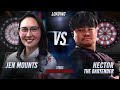 Unexpected Darts Challenge! Tokyo Bartender Steps Up vs Jen Mounts