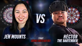 Unexpected Darts Challenge! Tokyo Bartender Steps Up vs Jen Mounts screenshot 2