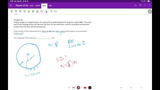 Projectile and Circular Motion: Example Problem 4