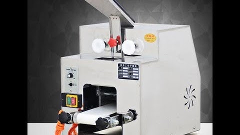 VER Wonton Spring Roll Empanada Dumpling Wrapper Machine