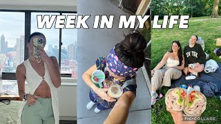 WORK WEEK IN MY LIFE | working with no voice, 12 hr shifts, summer party w/ visitors