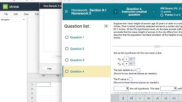Minitab: Testing Hypotheses about a Mean