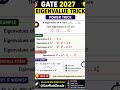🔥 GATE 2027 Eigenvalue Trick | Power Trick | Solve in Seconds ⚡ #shorts #gate2027#gatecse #gatema