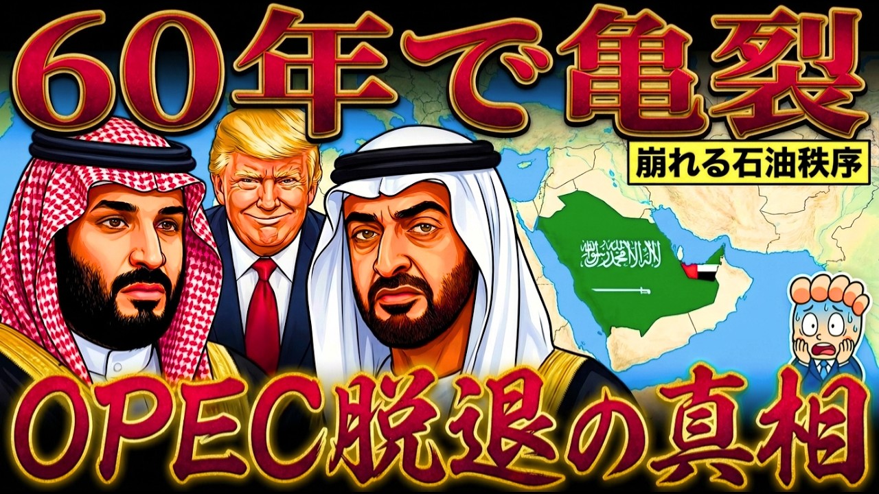 【60年越しの決断】UAEのOPEC離脱で何が起きるのか?【日本は大丈夫か…】