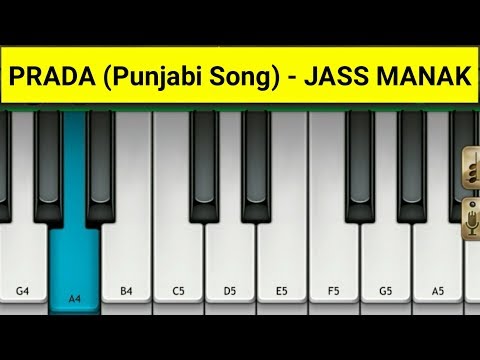 PRADA Song Piano - JASS MANAK | Mini Part Piano