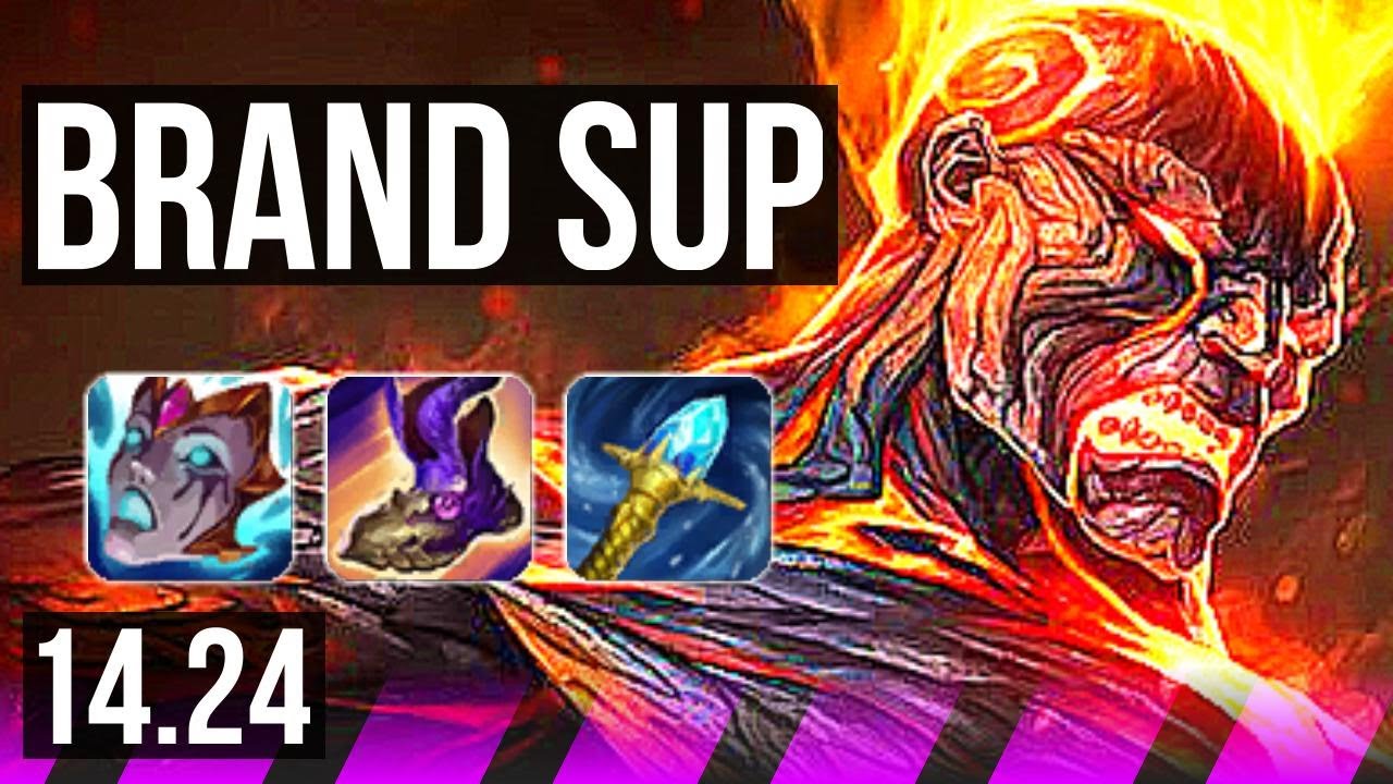 BRAND & Jhin vs FIDDLESTICKS & Caitlyn (SUP) | KR Diamond | 14.24