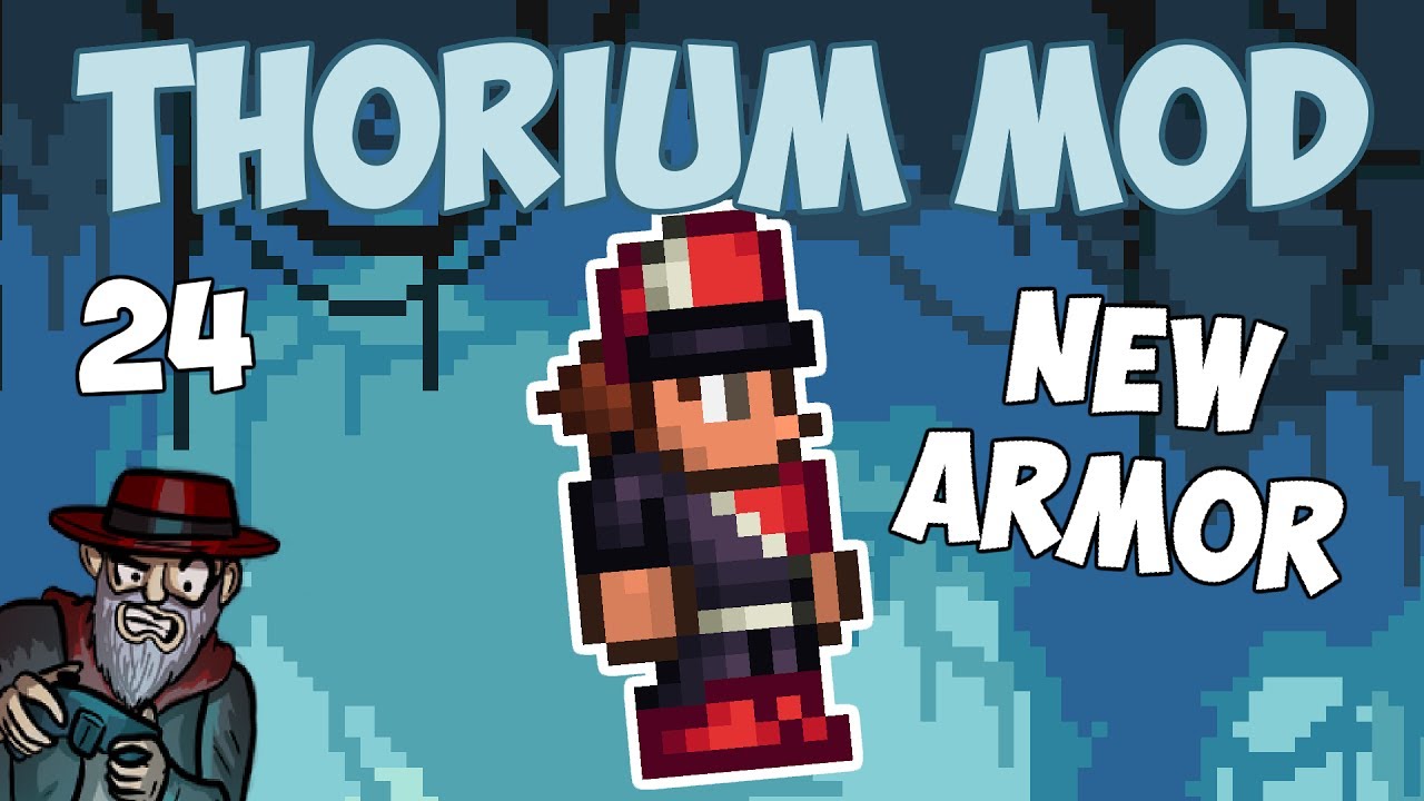 Terraria 24 MARCHING BAND ARMOR!! 1.3.5 Thorium Mod Let's Play